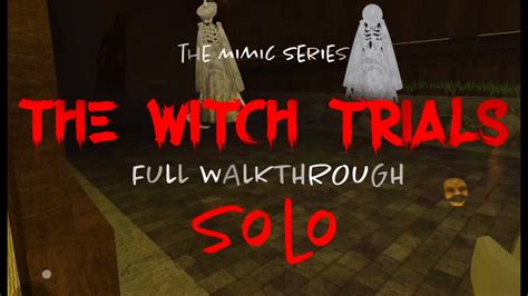 Witch trials mino walkthrough